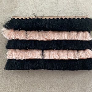 Stella and dot fringe clutch
